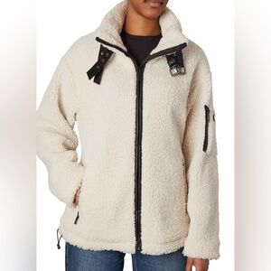 Nicole Miller Boucle Jacket With Buckle Straps